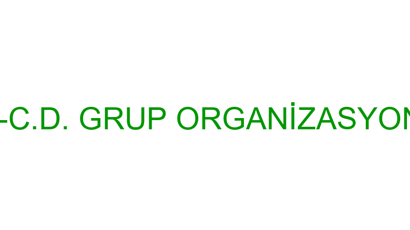 CANER DALKALI-C.D. GRUP ORGANİZASYON TANITIM VE FE
