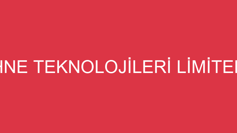 BOLT SAHNE TEKNOLOJİLERİ LİMİTED ŞİRKETİ