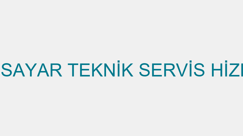 REVOSER BİLGİSAYAR TEKNİK SERVİS HİZMETLERİ LİMİTE