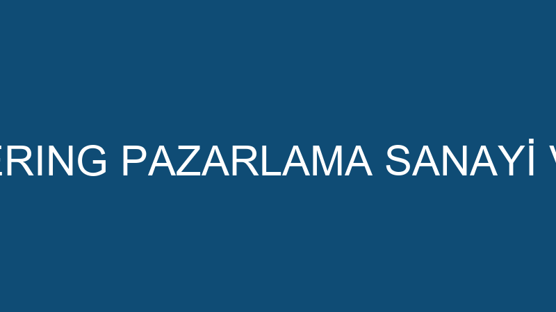 DENİZKIZI CATERING PAZARLAMA SANAYİ VE TİCARET LİM
