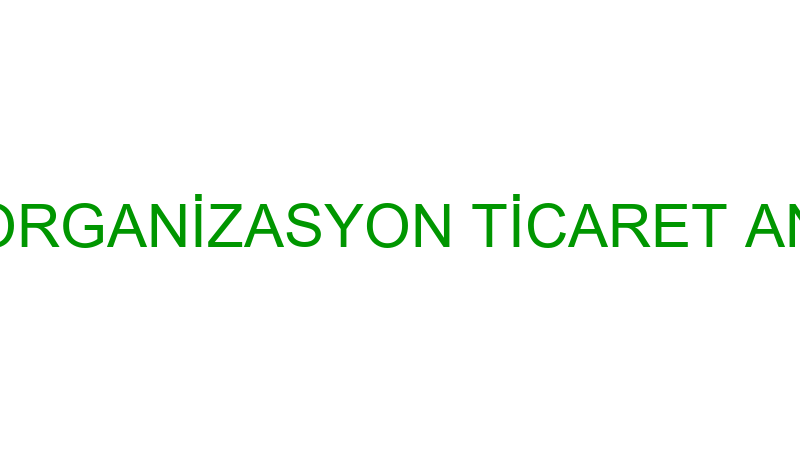 GARDEN ŞAZ ORGANİZASYON TİCARET ANONİM ŞİRKETİ