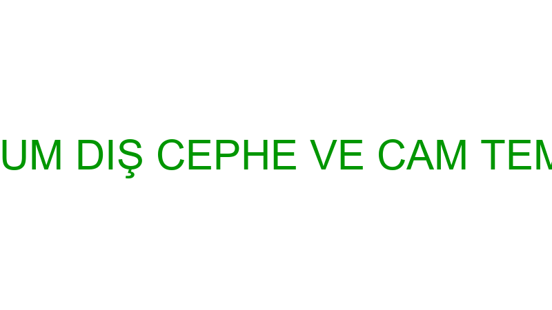OPTİMUM DIŞ CEPHE VE CAM TEMİZLİĞİ