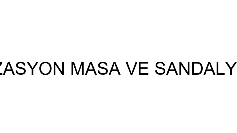 EGELUX ORGANİZASYON MASA VE SANDALYE KİRALAMA HİZM