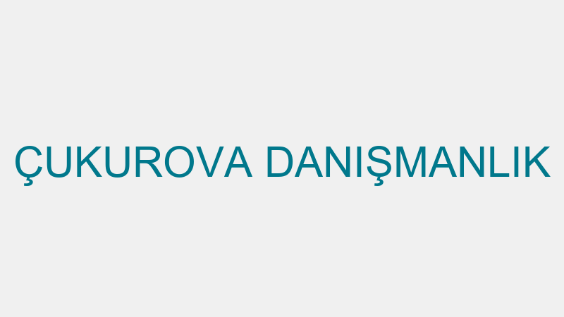 ÇUKUROVA DANIŞMANLIK