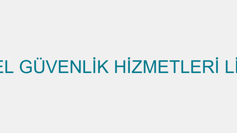 ŞENOLLAR ÖZEL GÜVENLİK HİZMETLERİ LİMİTED ŞİRKETİ