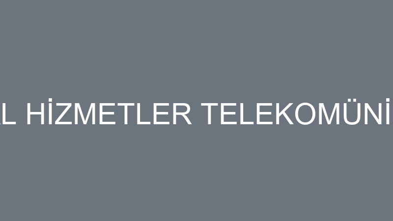 MERİDYEN SOSYAL HİZMETLER TELEKOMÜNİKASYON YÖNETİM