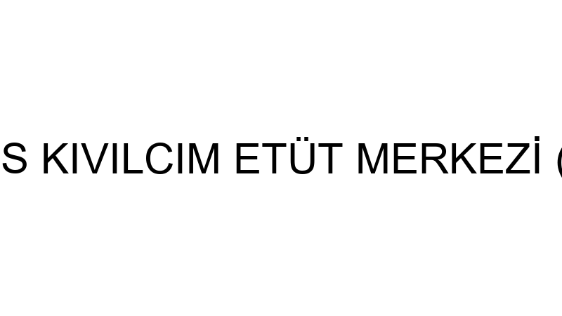 ÖZEL TARSUS KIVILCIM ETÜT MERKEZİ (Abit Erdoğan)