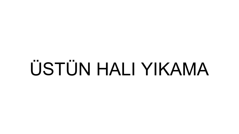 Üstün Halı Yıkama logosu