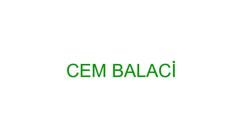 CEM BALACİ