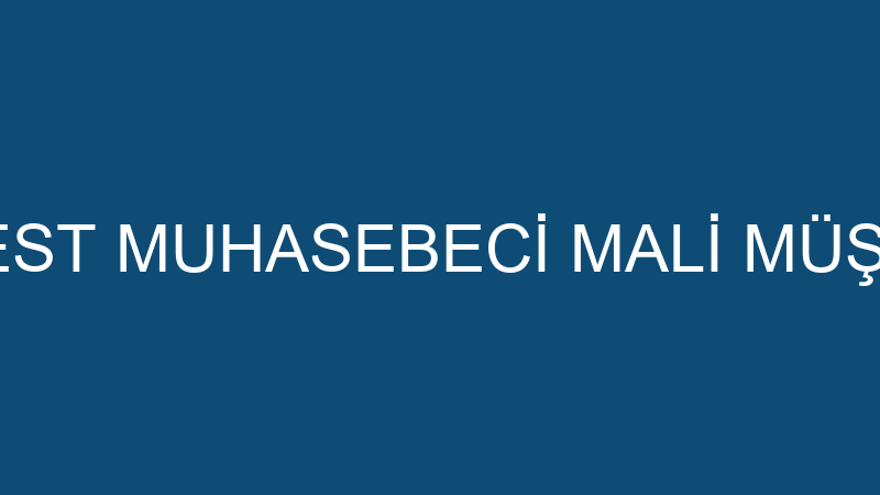 KEPENEK SERBEST MUHASEBECİ MALİ MÜŞAVİRLİK LİMİTED