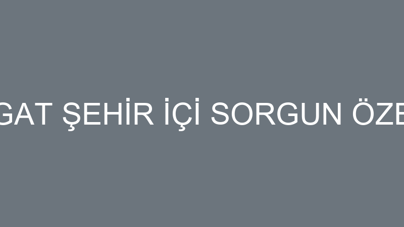 37 NOLU MANAVGAT ŞEHİR İÇİ SORGUN ÖZEL HALK OTOBÜS
