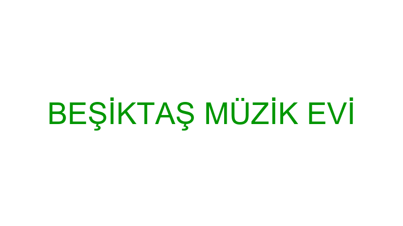 BEŞİKTAŞ MÜZİK EVİ