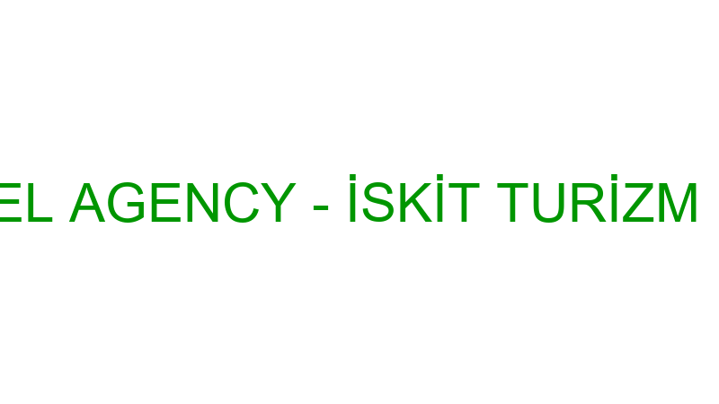 INSIGHT TRAVEL AGENCY - İSKİT TURİZM İNŞAAT EMLAK