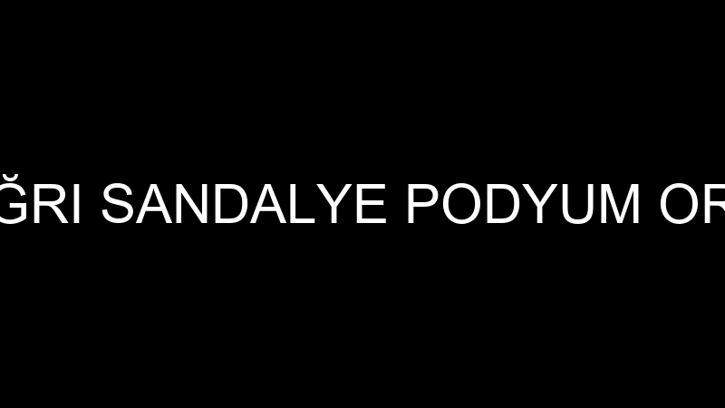 TEKİN EKİNCİ ÇAĞRI SANDALYE PODYUM ORGANİZASYON VE