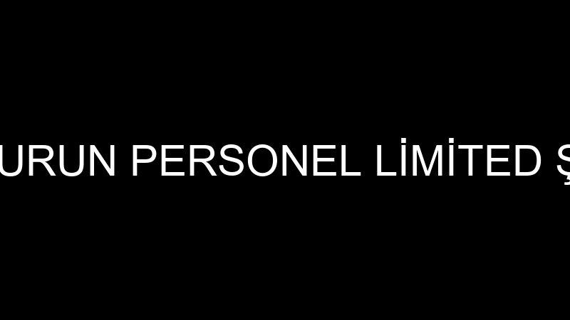 KARACURUN PERSONEL LİMİTED ŞİRKETİ