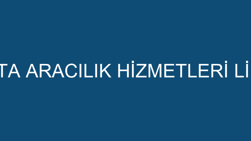 ÇİZGİM SİGORTA ARACILIK HİZMETLERİ LİMİTED ŞİRKETİ