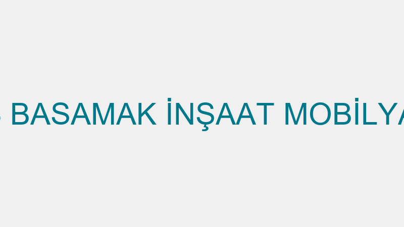 3 Basamak İnşaat Mobi̇lya logosu