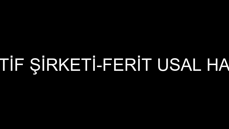 USTAŞ KOLLEKTİF ŞİRKETİ-FERİT USAL HALİL ÖNENTAŞÇI
