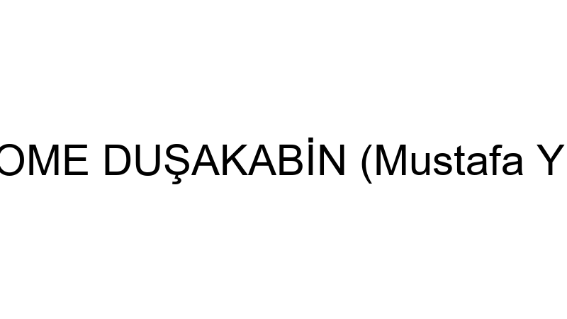 My Home Duşakabi̇n (Mustafa Yılmaz) logosu