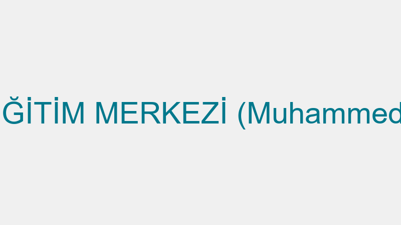 UMUR ETÜT EĞİTİM MERKEZİ (Muhammed Umur Tarakcı)