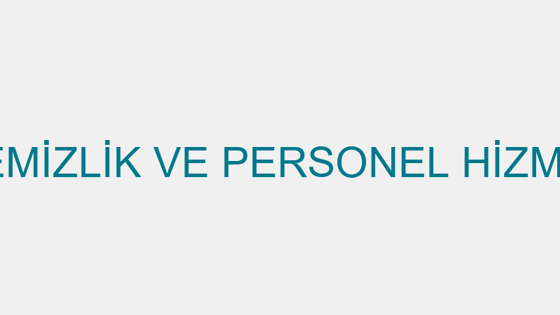 MAY TEMİZLİK VE PERSONEL HİZMETLERİ