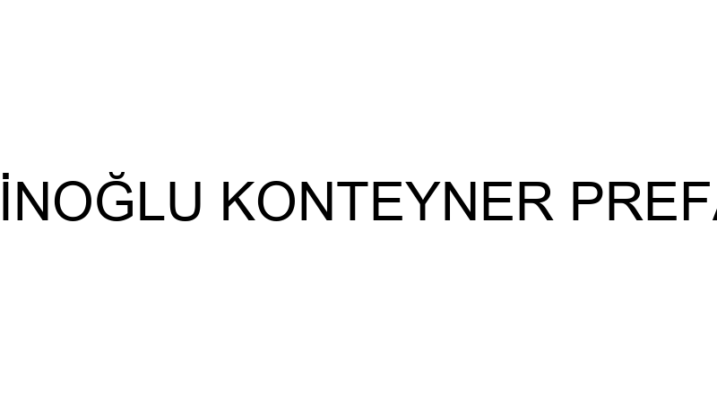 HEMŞİNOĞLU KONTEYNER PREFABRİK