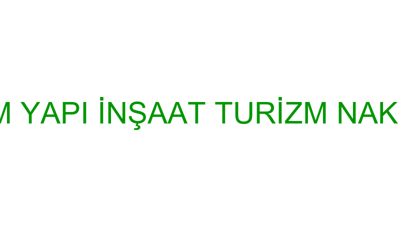 KEBAPÇIM - SIM YAPI İNŞAAT TURİZM NAKLİYAT YEMEK V