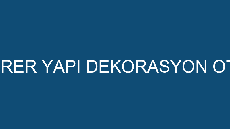 SERER YAPI - SERER YAPI DEKORASYON OTOMOTİV NAKLİY