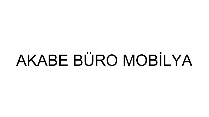 Akabe Büro Mobi̇lya logosu