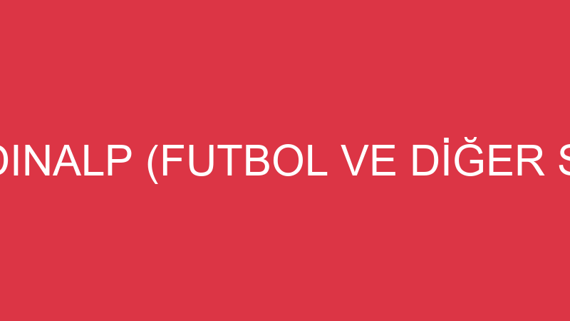 EMİN YALIM AYDINALP (FUTBOL VE DİĞER SPOR YARIŞMAL