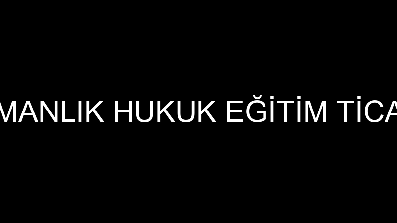 TİRYAKİ DANIŞMANLIK HUKUK EĞİTİM TİCARET LİMİTED Ş