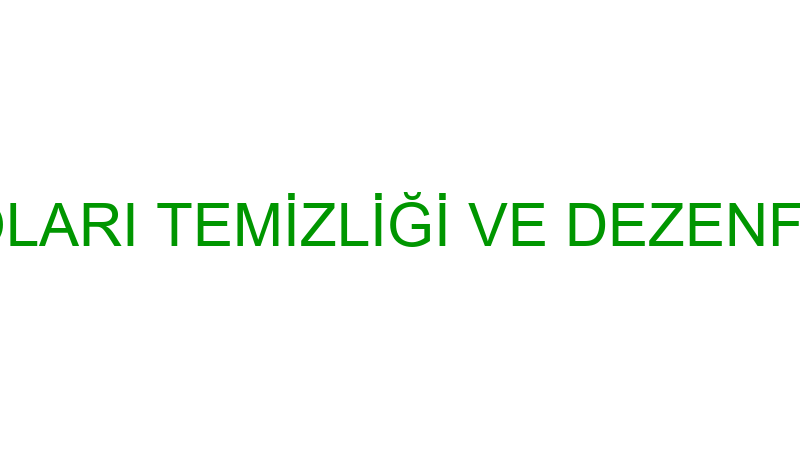 TRAKYATEM SU DEPOLARI TEMİZLİĞİ VE DEZENFEKTESİ - AYŞE AKTAŞ