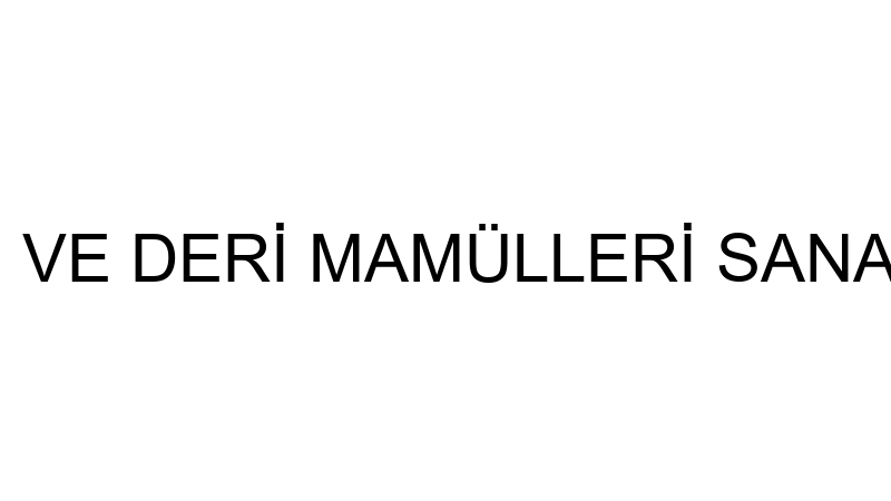 SST SMIT DERİ VE DERİ MAMÜLLERİ SANAYİ VE TİCARET