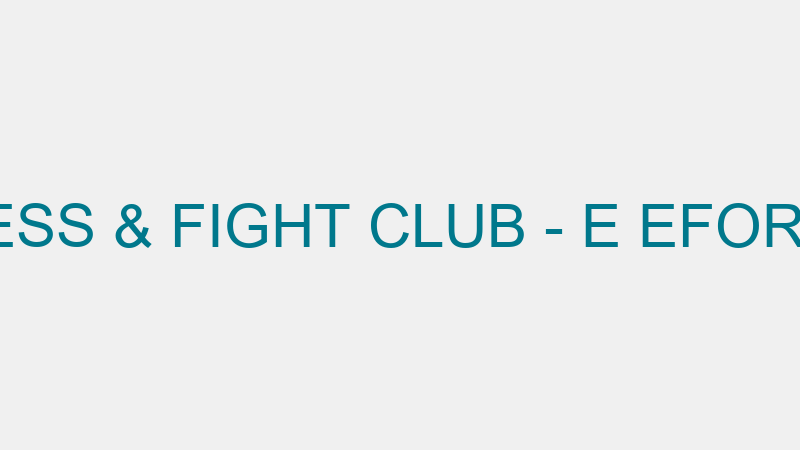 EFORYUM FITNESS & FIGHT CLUB - E EFORYUM GENÇLİK V