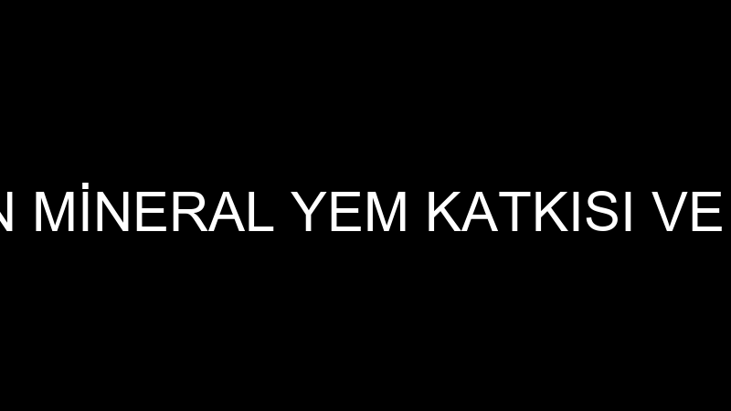 ADANA VİTAMİN MİNERAL YEM KATKISI VE YEM SANAYİ Tİ