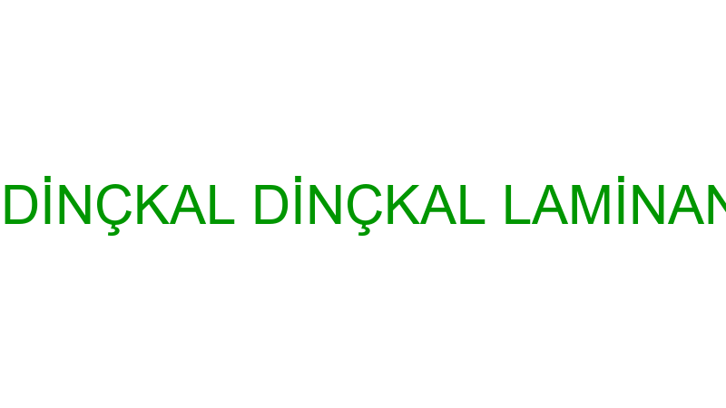 GÖKHAN DİNÇKAL DİNÇKAL LAMİNANT PARKE