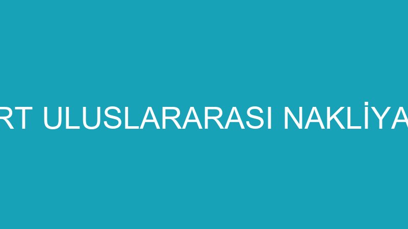 GEZO TRANSPORT ULUSLARARASI NAKLİYAT SANAYİ VE TİC