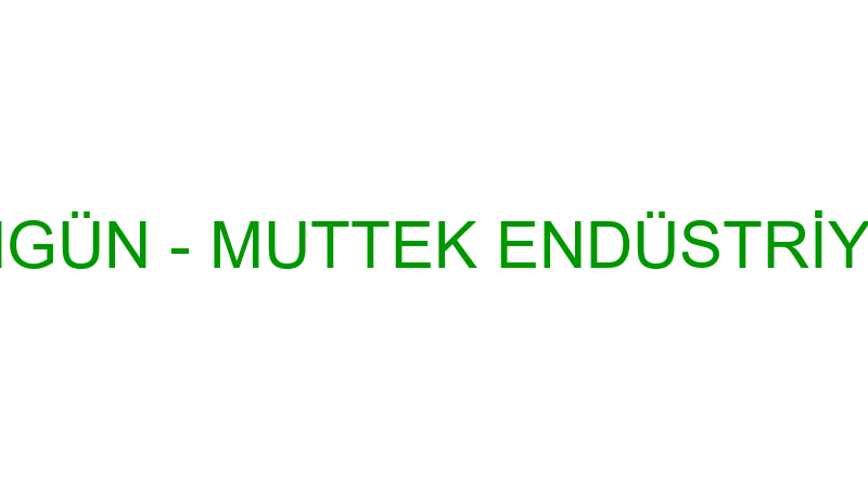 HASAN ŞENGÜN - MUTTEK ENDÜSTRİYEL MUTFAK