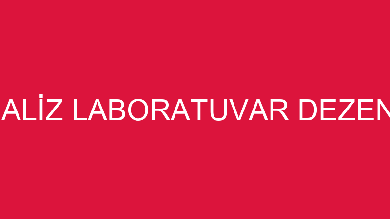 İSDAŞ ÇEVRE ANALİZ LABORATUVAR DEZENFEKSİYON İLAÇL
