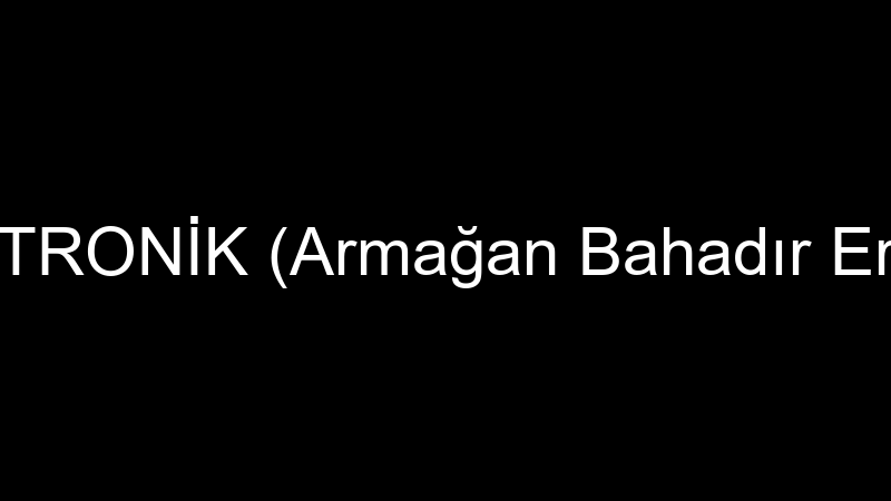 DİJİTRONİK (Armağan Bahadır Erkişi)