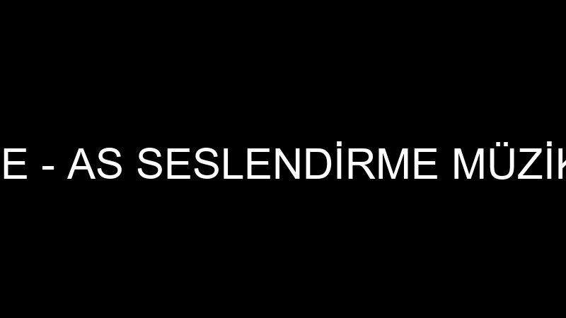 AS SESLENDİRME - AS SESLENDİRME MÜZİK YAPIM ORGANİ