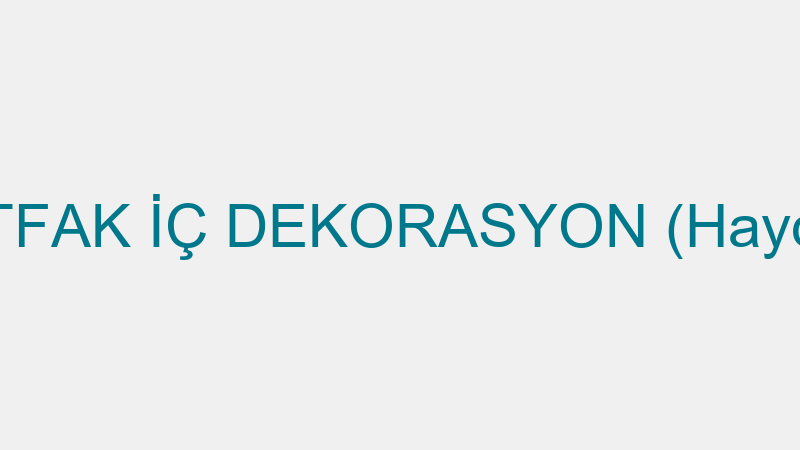Betül Mutfak İç Dekorasyon (Haydar Yedekçi̇) logosu