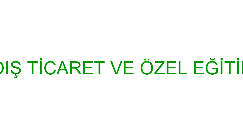 DORE PİYANO DIŞ TİCARET VE ÖZEL EĞİTİM KURUMLARI L