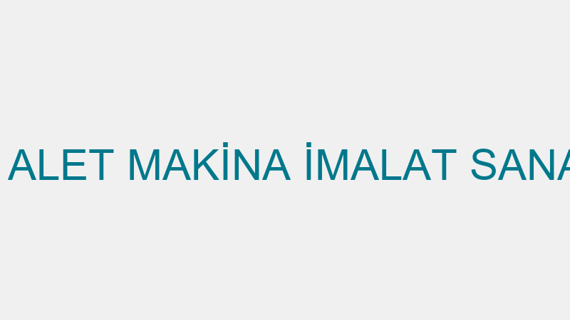 TALMAK TARIM ALET MAKİNA İMALAT SANAYİ VE TİCARET