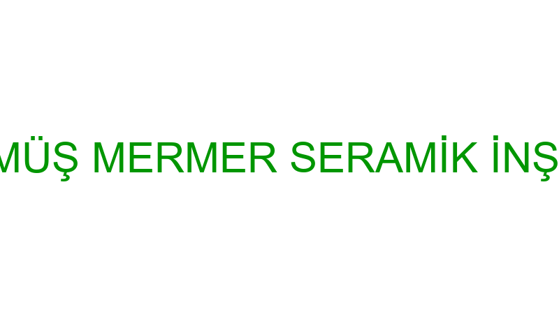 ÜMİT GÜMÜŞ-GÜMÜŞ MERMER SERAMİK İNŞAAT DIŞ CEPHE K