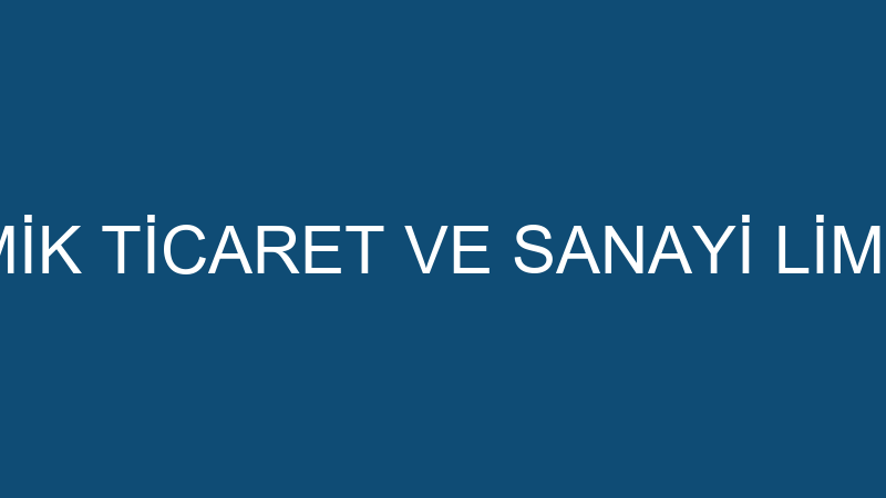 TERMO TERMİK TİCARET VE SANAYİ LİMİTED ŞİRKETİ
