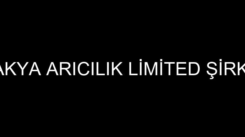 TRAKYA ARICILIK LİMİTED ŞİRKETİ