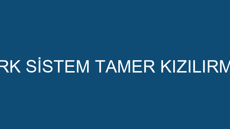PARK SİSTEM TAMER KIZILIRMAK