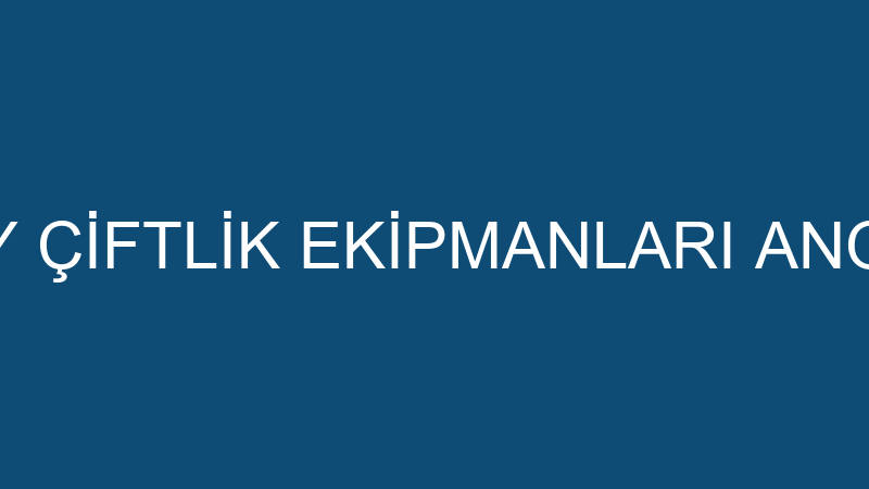 TRAKYA LELY ÇİFTLİK EKİPMANLARI ANONİM ŞİRKETİ