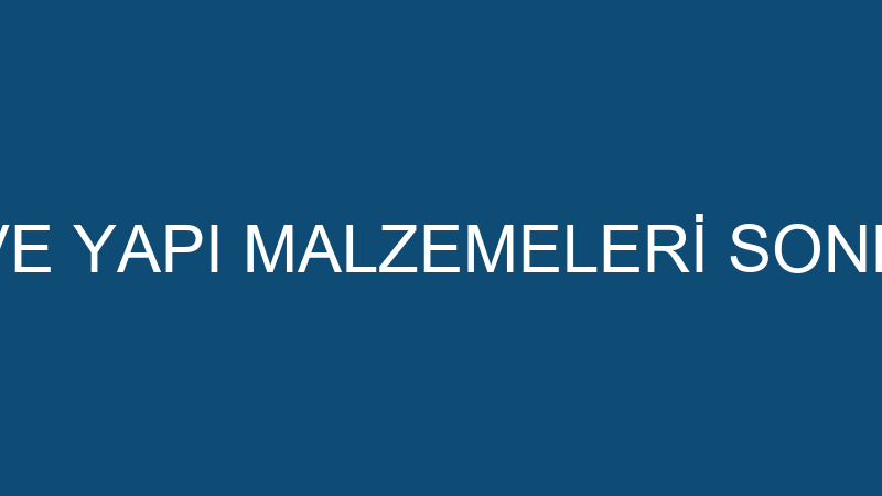 SONAT İNŞAAT VE YAPI MALZEMELERİ SONDAJ MÜHENDİSLİ